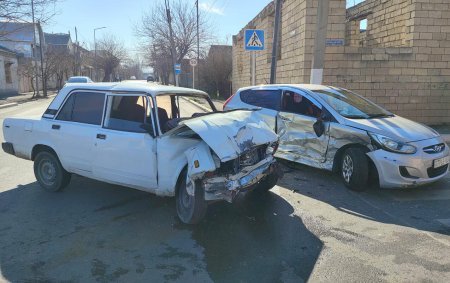 Gəncədə yol qəzası - Yaralılar VAR