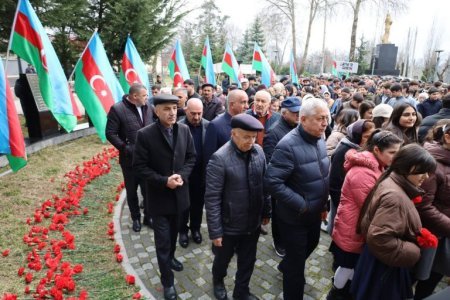 İsmayıllıda “Soyqırım abidəsi” ziyarət olunub