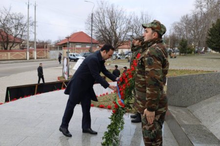 İsmayıllıda “Soyqırım abidəsi” ziyarət olunub