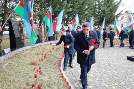 İsmayıllıda “Soyqırım abidəsi” ziyarət olunub