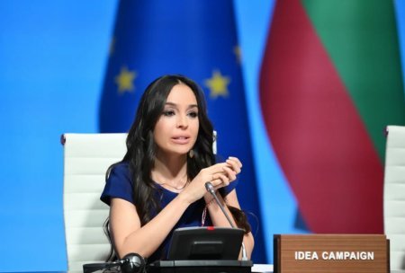 Leyla Əliyeva "Yaşıl enerji layihələri" sessiyasında çıxış etdi Leyla Əliyeva "Yaşıl enerji layihələri" sessiyasında çıxış etdi