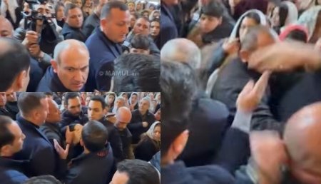 Paşinyana kilsədə yumruq atdılar