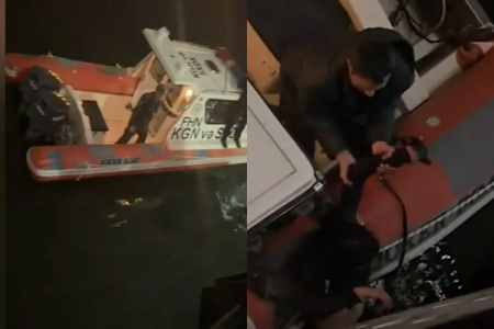 Bulvarda gənc qız son anda xilas edildi