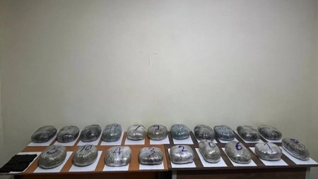 İrandan Azərbaycana 20 kiloqram narkotik keçirmək istədilər – FOTO