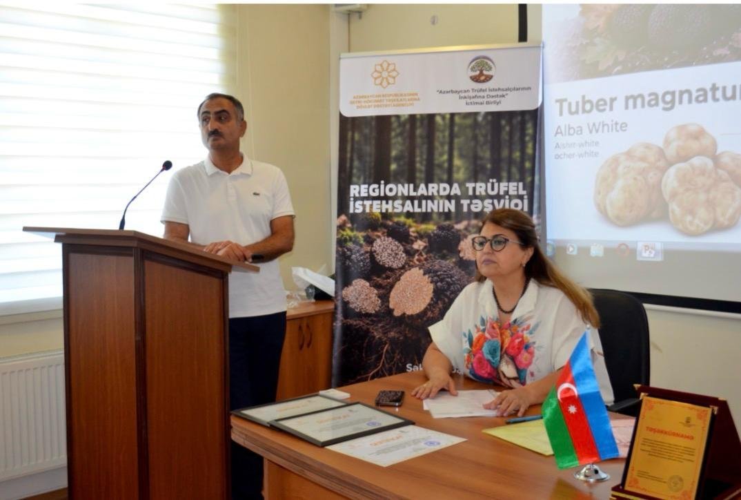 Qubada “Azərbaycanda trüfel istehsalının təşviqi” layihəsi çərçivəsində növbəti maarifləndirici tədbir keçirilib Qubada “Azərbaycanda trüfel istehsalının təşviqi” layihəsi çərçivəsində növbəti maarifləndirici tədbir keçirilib