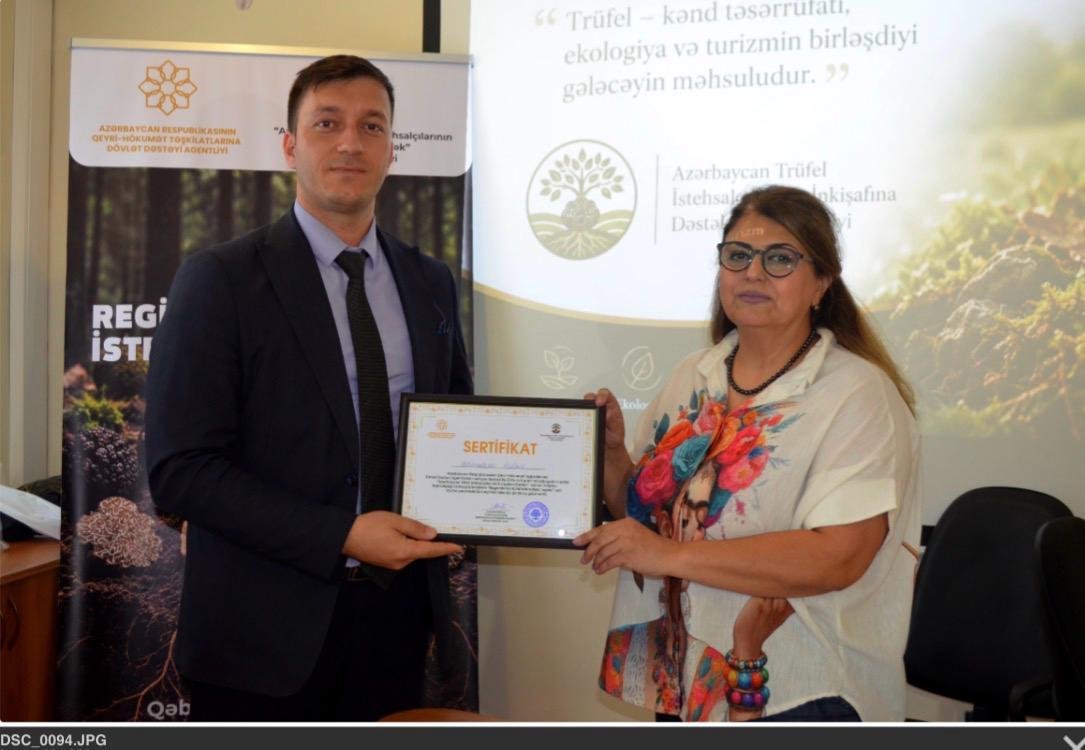 Qubada “Azərbaycanda trüfel istehsalının təşviqi” layihəsi çərçivəsində növbəti maarifləndirici tədbir keçirilib Qubada “Azərbaycanda trüfel istehsalının təşviqi” layihəsi çərçivəsində növbəti maarifləndirici tədbir keçirilib