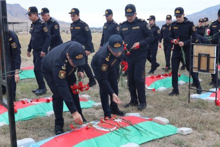 Xocalıda Şəhidlər xiyabanı ziyarət olundu